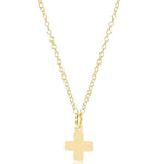 enewton 16" necklace gold - signature cross gold charm - Juli's Wearable Art
