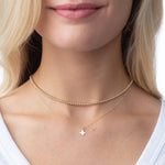 Enewton 16" necklace gold - signature cross gold charm - Juli's Wearable Art