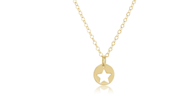 enewton 16" Necklace Gold | Star Small Gold Disc