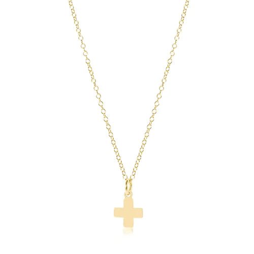 enewton 16" Signature Gold Cross Necklace