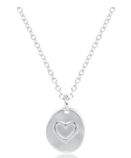 enewton 16" Sterling Necklace - Inspire Love Small Charm - Juli's Wearable Art
