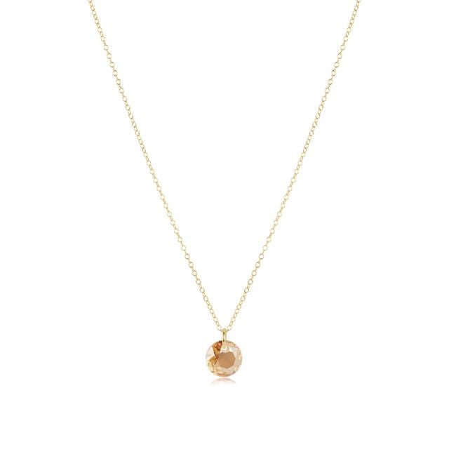 enewton Gold Reflection Birthstone Charm Necklace | November