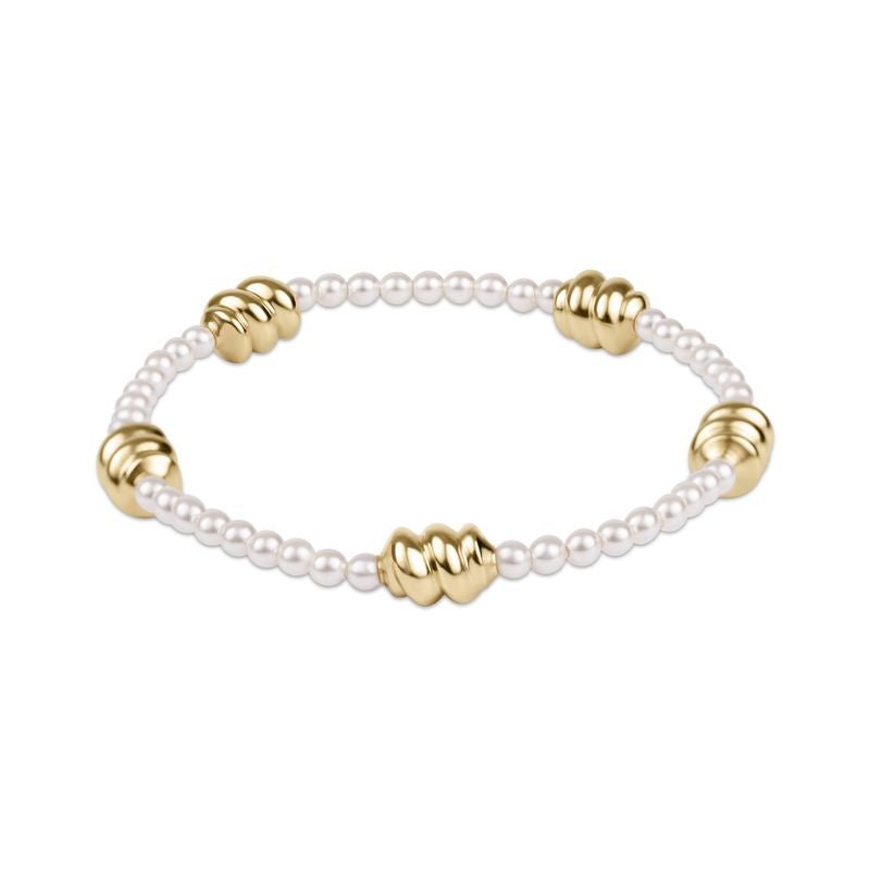 enewton Admire | Gold | 3mm Pearl Bracelet - Juli's Wearable Art