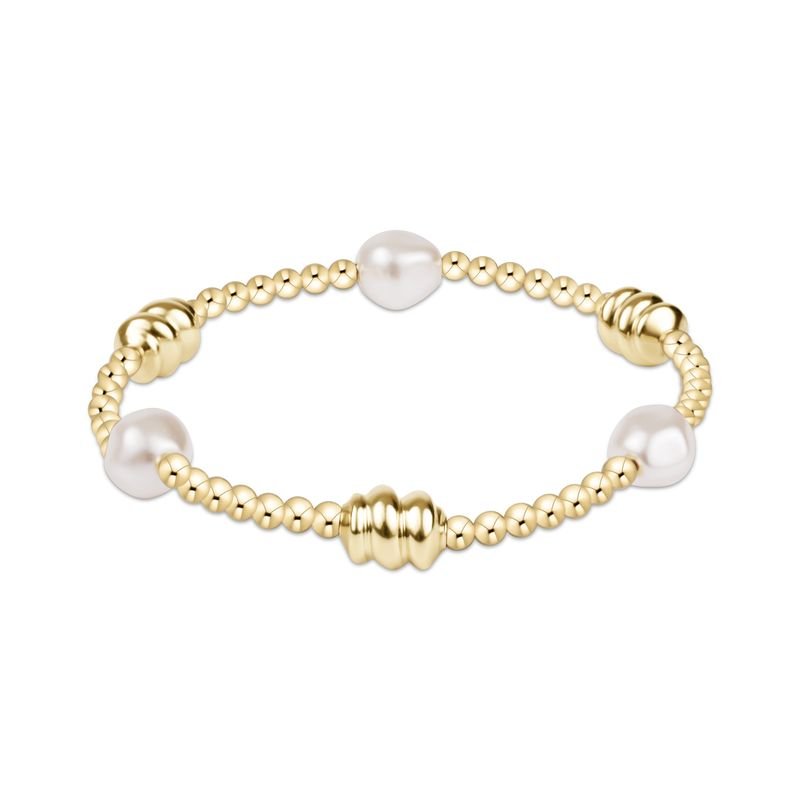 Enewton Admire Gold | Admire Pearl 3mm Gold Bracelet - Juli's Wearable Art