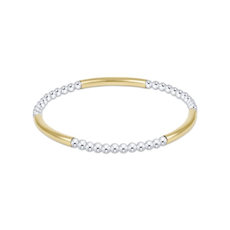 enewton Bliss Bar Pattern Mixed Metal Bracelet | 3mm - Juli's Wearable Art
