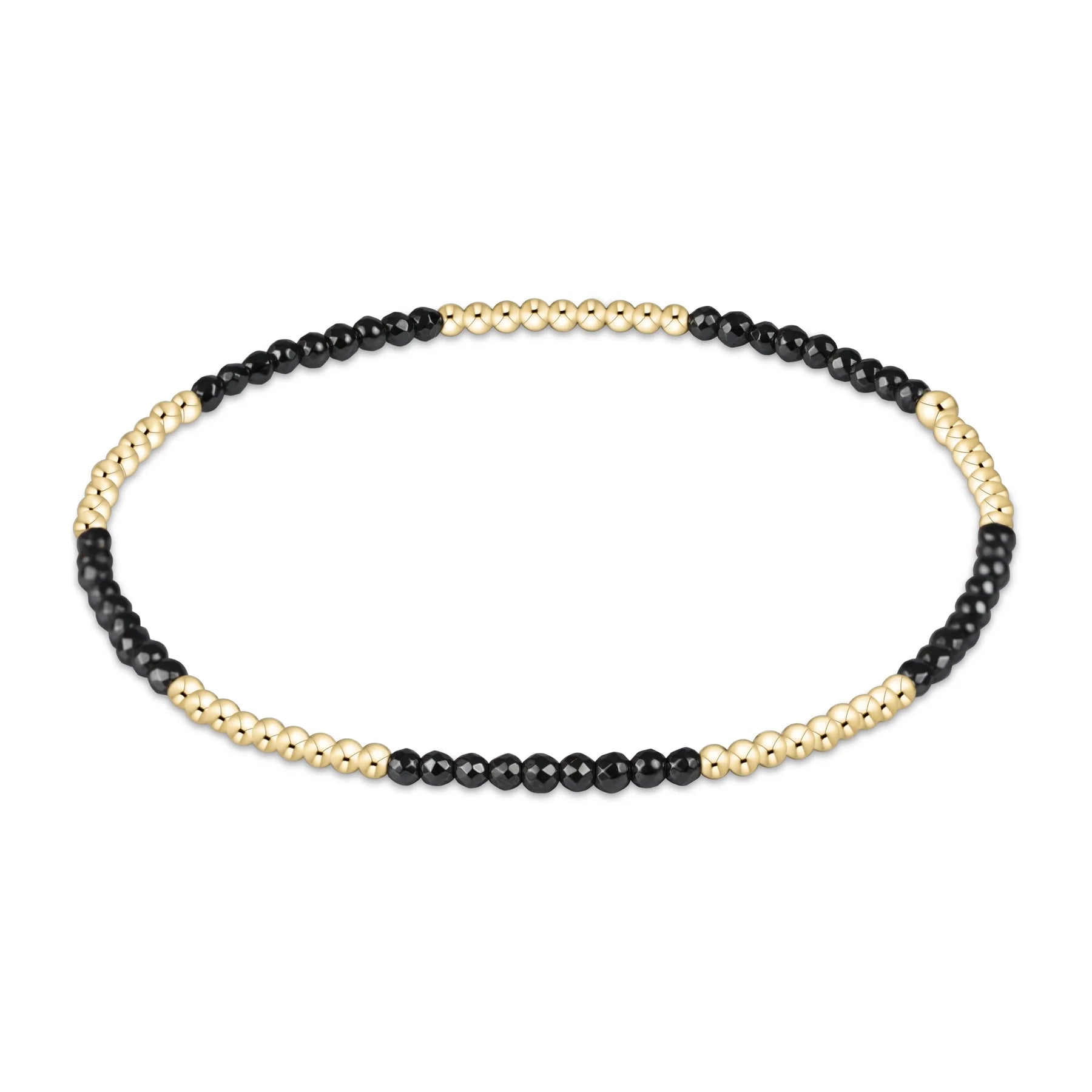 Enewton Blissful Pattern 2mm Bead Bracelet - Faceted Hematite - Juli's Wearable Art