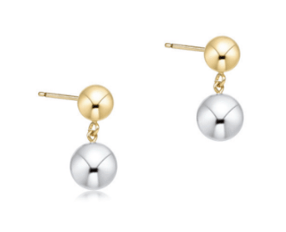 Enewton - Classic 8mm Ball Drop Stud - Mixed Metal - Juli's Wearable Art