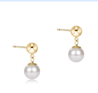 enewton Classic 8MM Ball Drop Stud - Pearl - Juli's Wearable Art