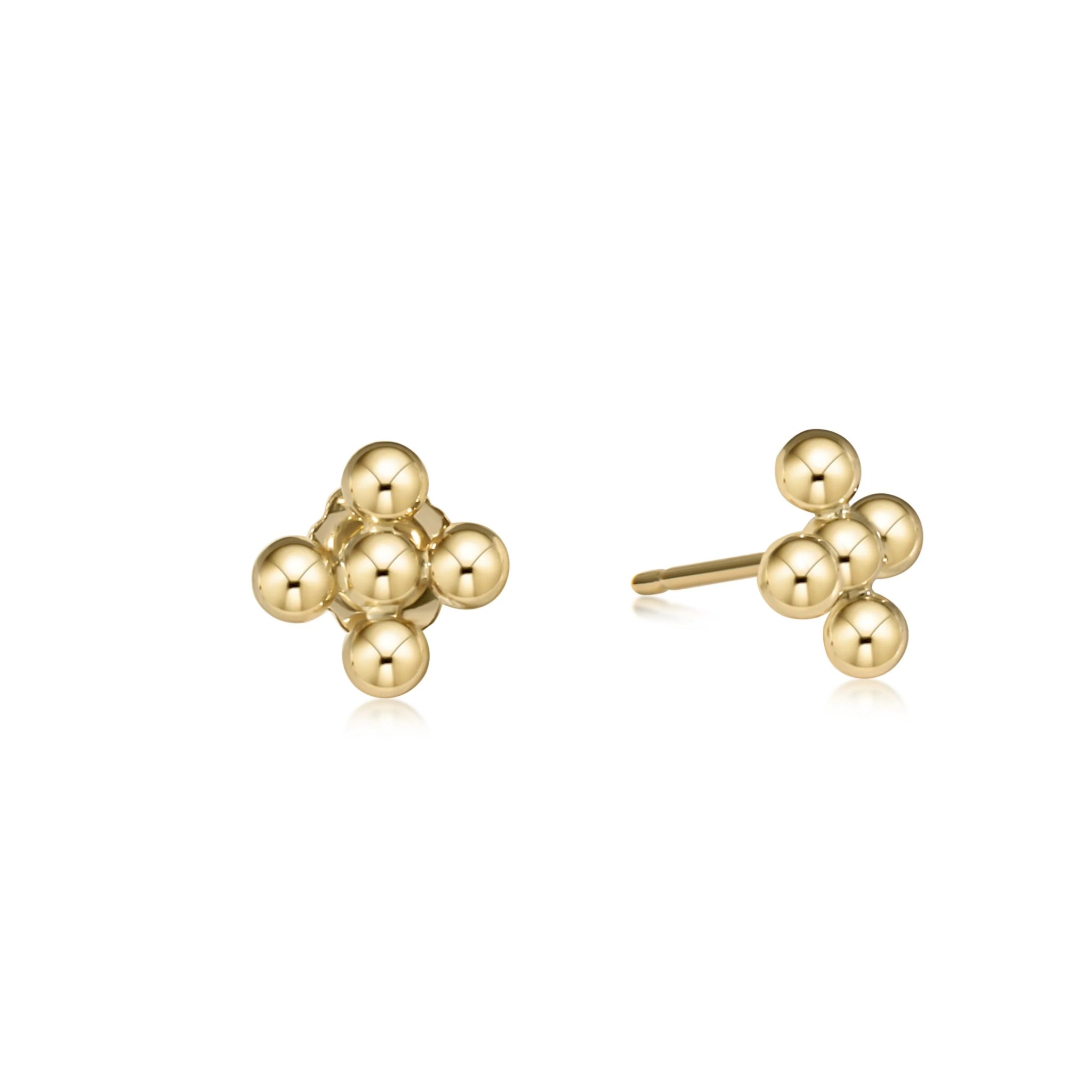 enewton Classic Beaded Signature Cross Studs - Juli's Wearable Art