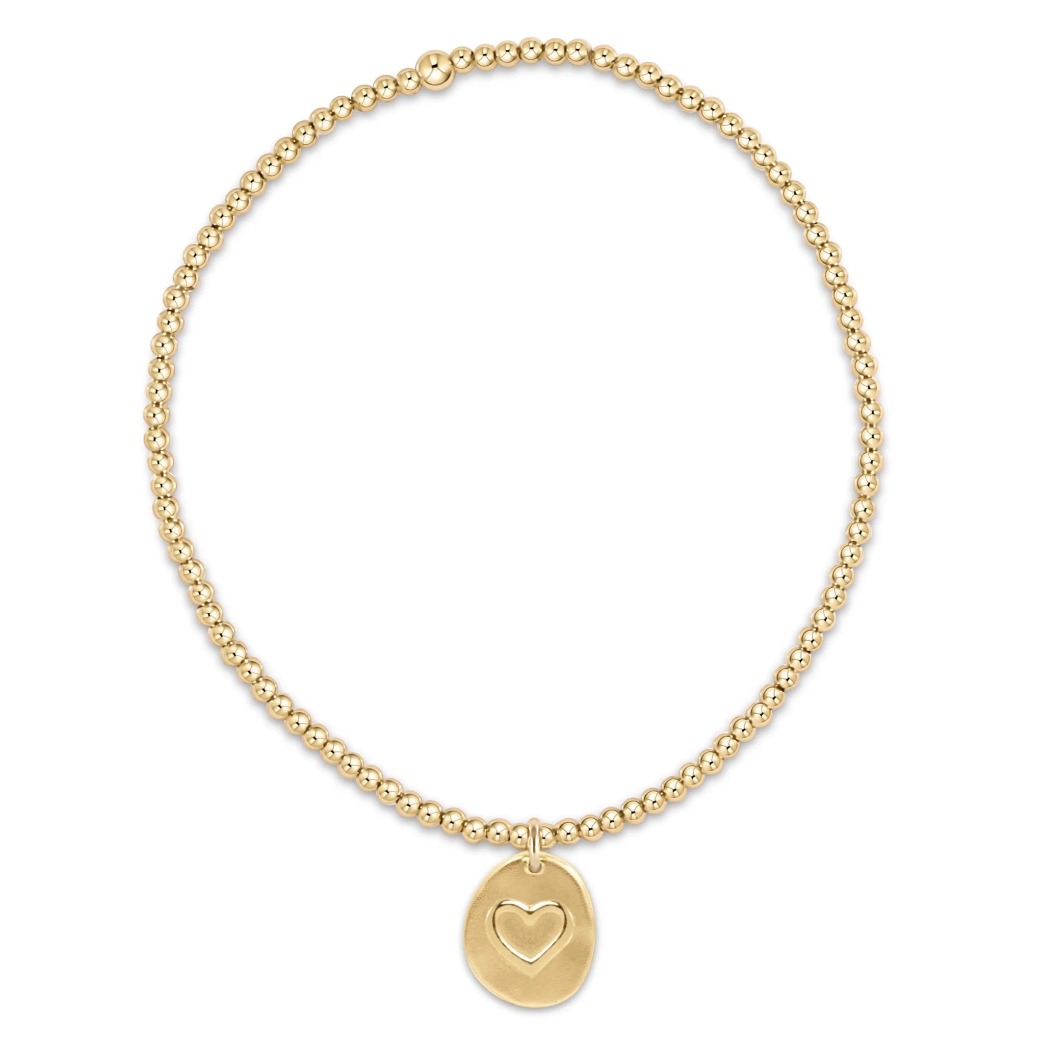 enewton Classic Gold 2mm Bracelet | Inspire Love Small Gold Disc