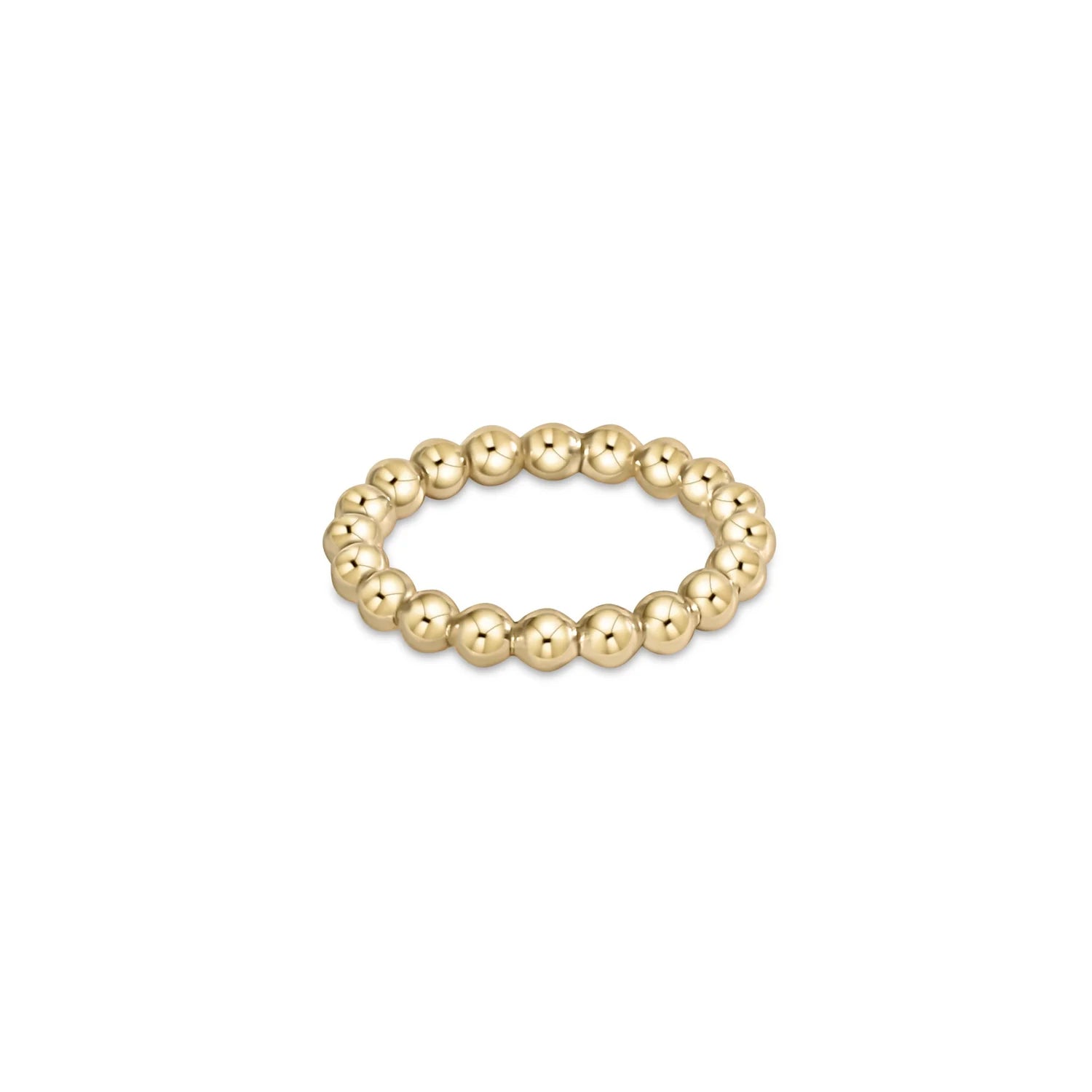 Enewton classic gold 3mm bead ring - Juli's Wearable Art