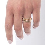Enewton classic gold 3mm bead ring - Juli's Wearable Art
