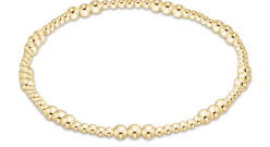 enewton Classic Gold Joy Pattern Bracelets | 3mm