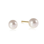 enewton Classic Gold & Pearl Stud Earrings - Juli's Wearable Art