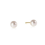 enewton Classic Gold & Pearl Stud Earrings - Juli's Wearable Art