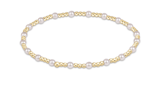 enewton Classic Gold Sincerity Pearl Bracelet | 3mm