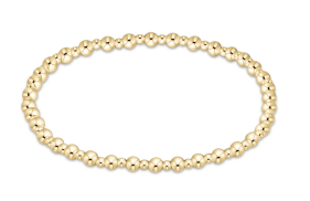 enewton Classic Grateful Pattern Bracelet | Gold | 3mm