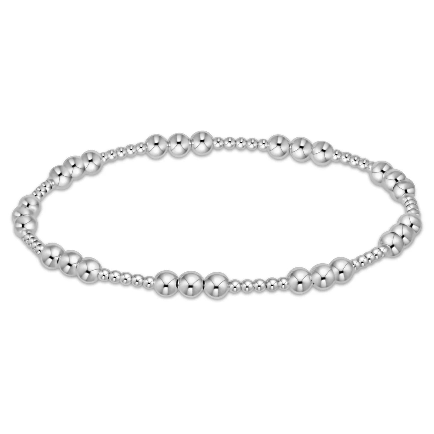enewton "Classic Joy" Pattern Sterling 4mm Bead Bracelet