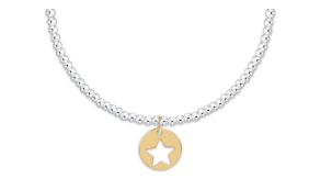 enewton Classic Mixed Metal | 2mm | Star Small Gold Disc