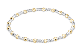 enewton Classic Mixed Metal Sincerity Pattern Bracelet | 3mm