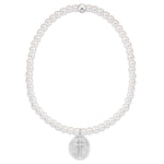 enewton Classic Pearl 3mm Bead Bracelet - Inspire Small Sterling Silver Charm - Juli's Wearable Art