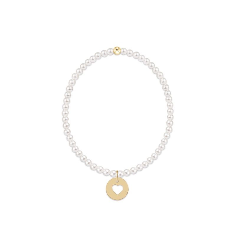 enewton Classic Pearl 3mm Bracelet | Love Gold Disc - Juli's Wearable Art