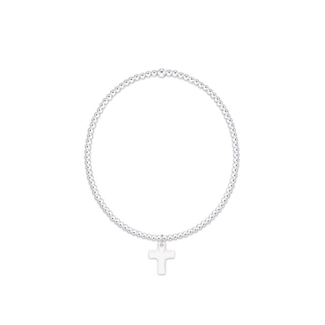 enewton Classic Sterling 2mm Bracelet | Blessed Crystal Charm