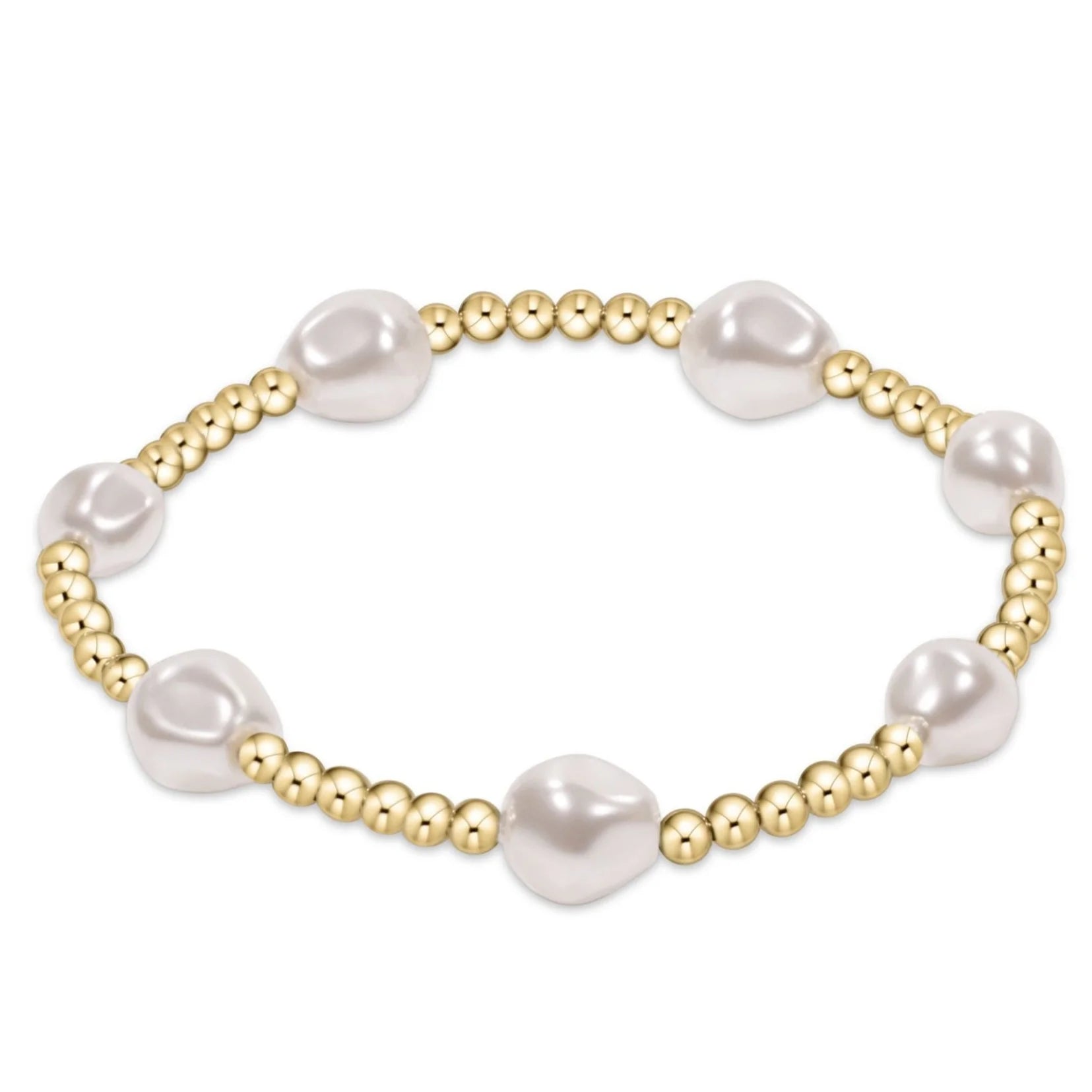 enewton Extends - admire gold 3mm bead bracelets - Juli's Wearable Art