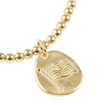 enewton Extends | Classic Gold 3mm Bracelet | Inspire America Gold Disc - Juli's Wearable Art