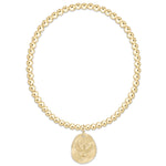 enewton Extends | Classic Gold 3mm Bracelet | Inspire America Gold Disc - Juli's Wearable Art