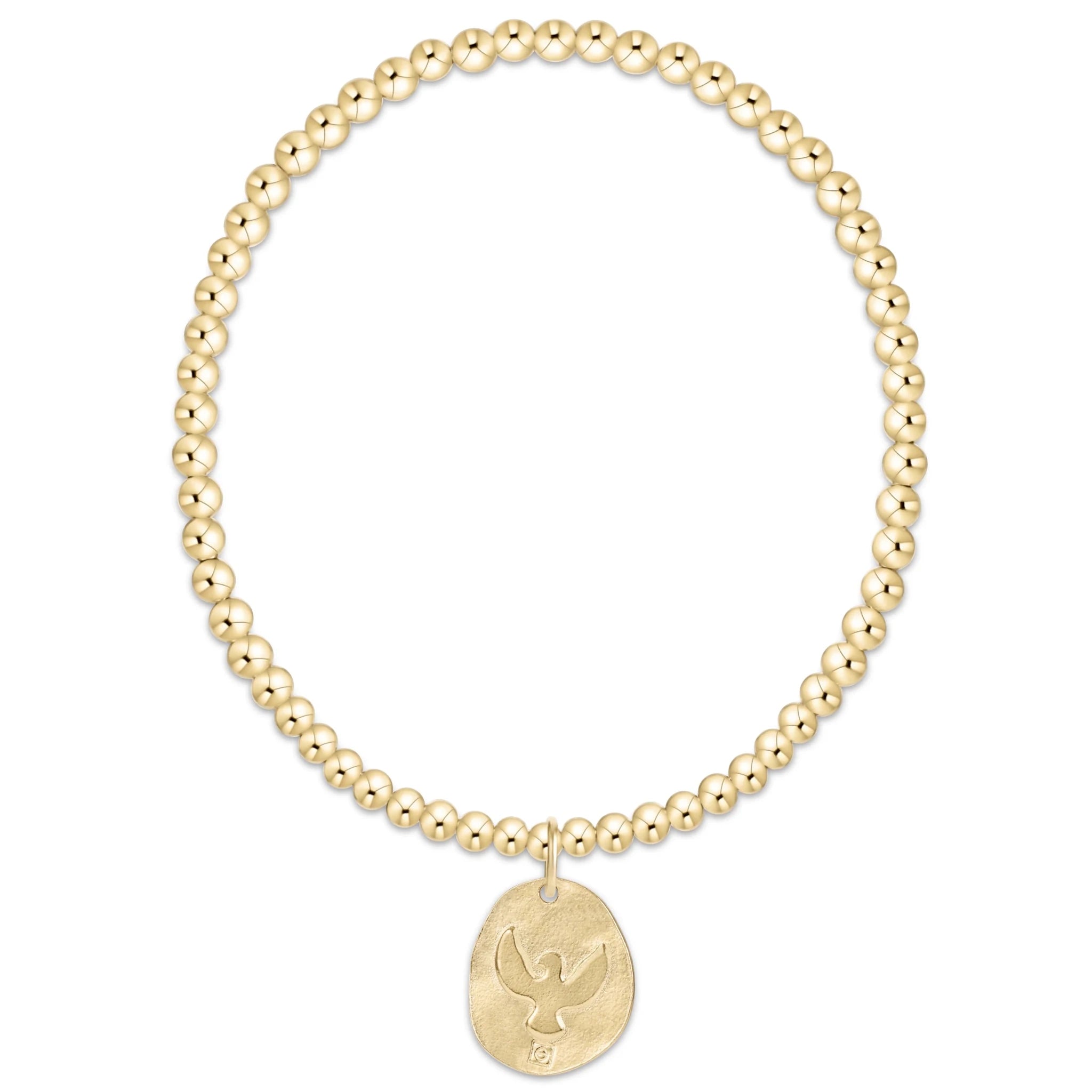 enewton Extends | Classic Gold 3mm Bracelet | Inspire America Gold Disc
