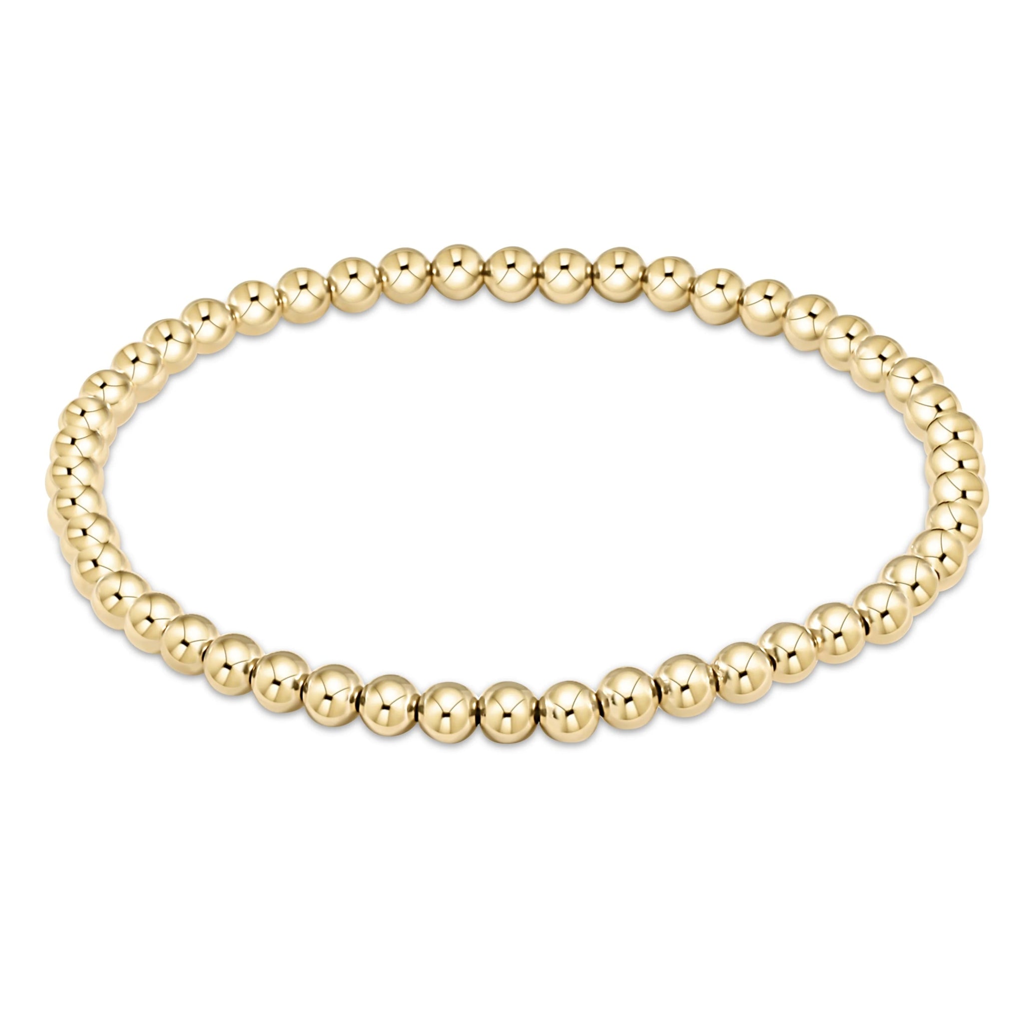 enewton Extends - classic gold 4mm bead bracelet - Juli's Wearable Art