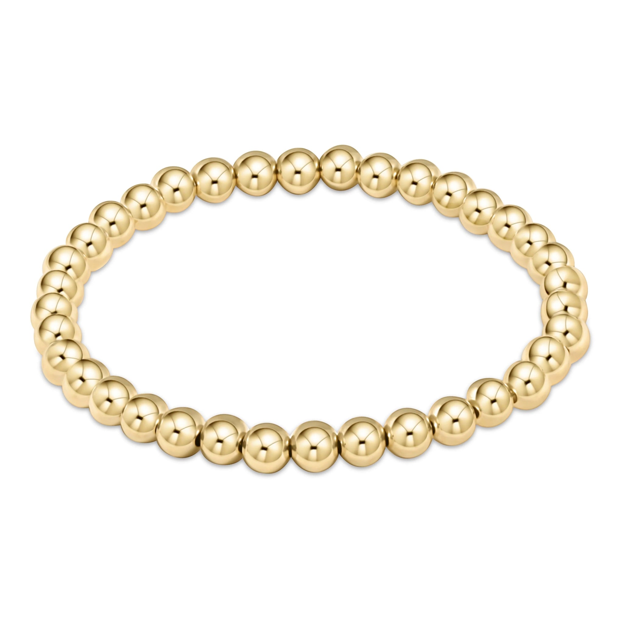 enewton Extends - classic gold 5mm bead bracelet - Juli's Wearable Art