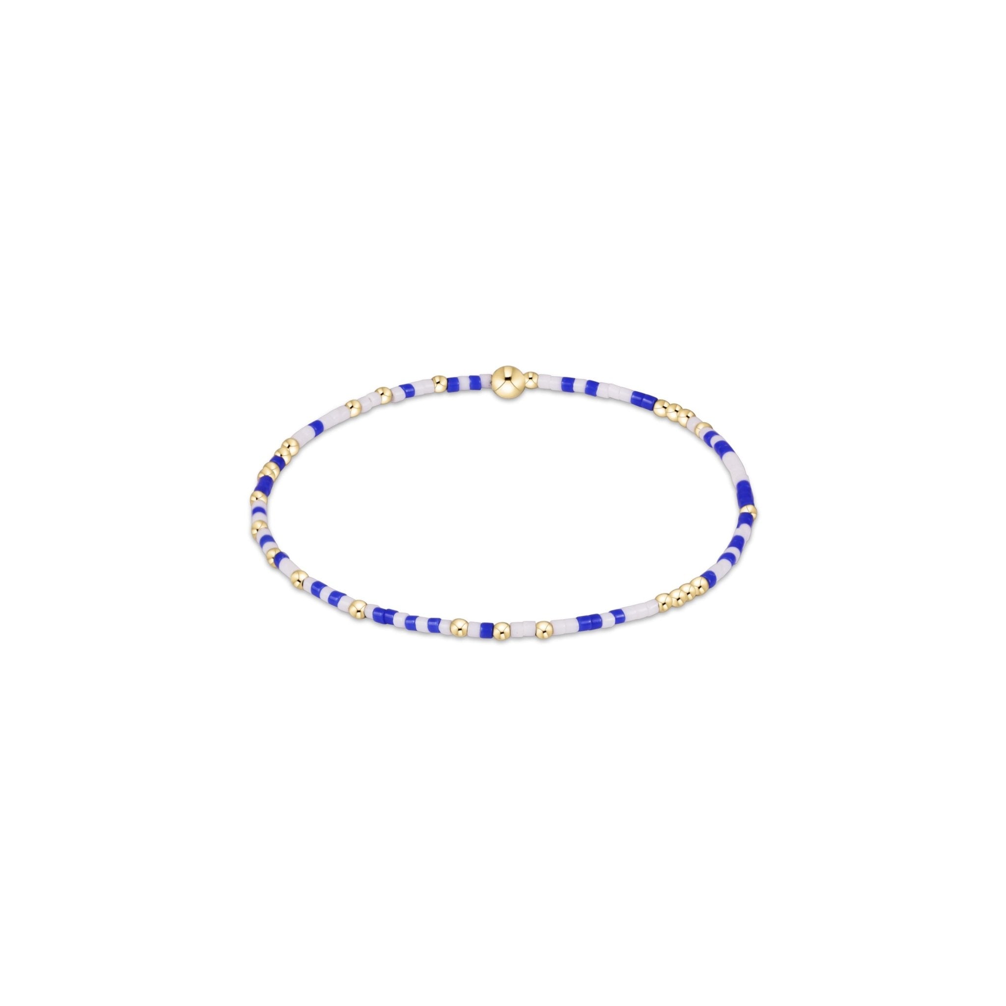 enewton Extends Gameday Hope Unwritten Bracelet | Blue + White