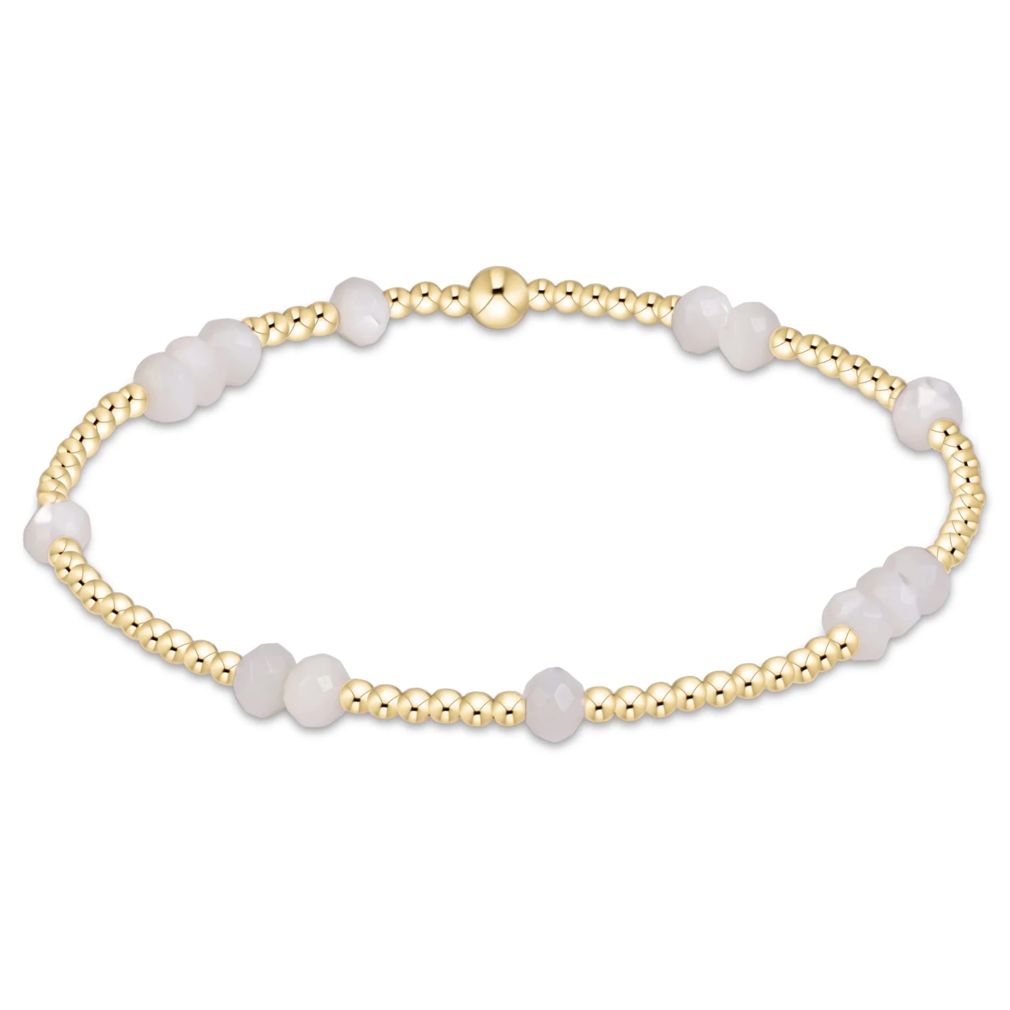 enewton Hope Unwritten Gemstone Bracelet | Gold | Mother of Pearl