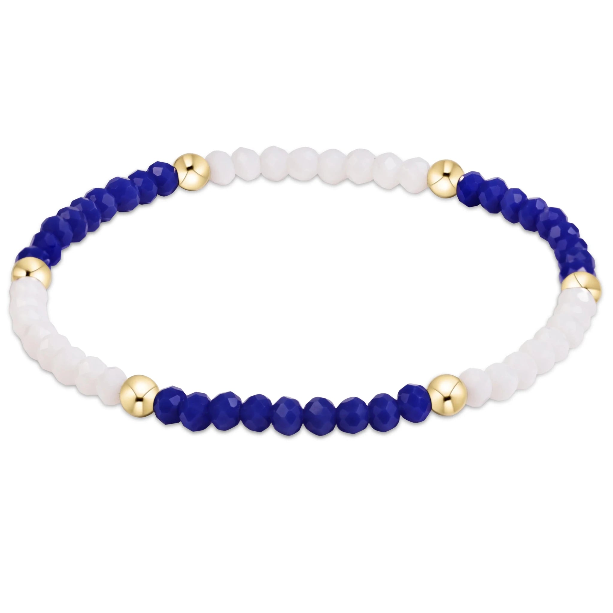 enewton Gameday Flirty Presence Bracelet | Gold | Blue + White