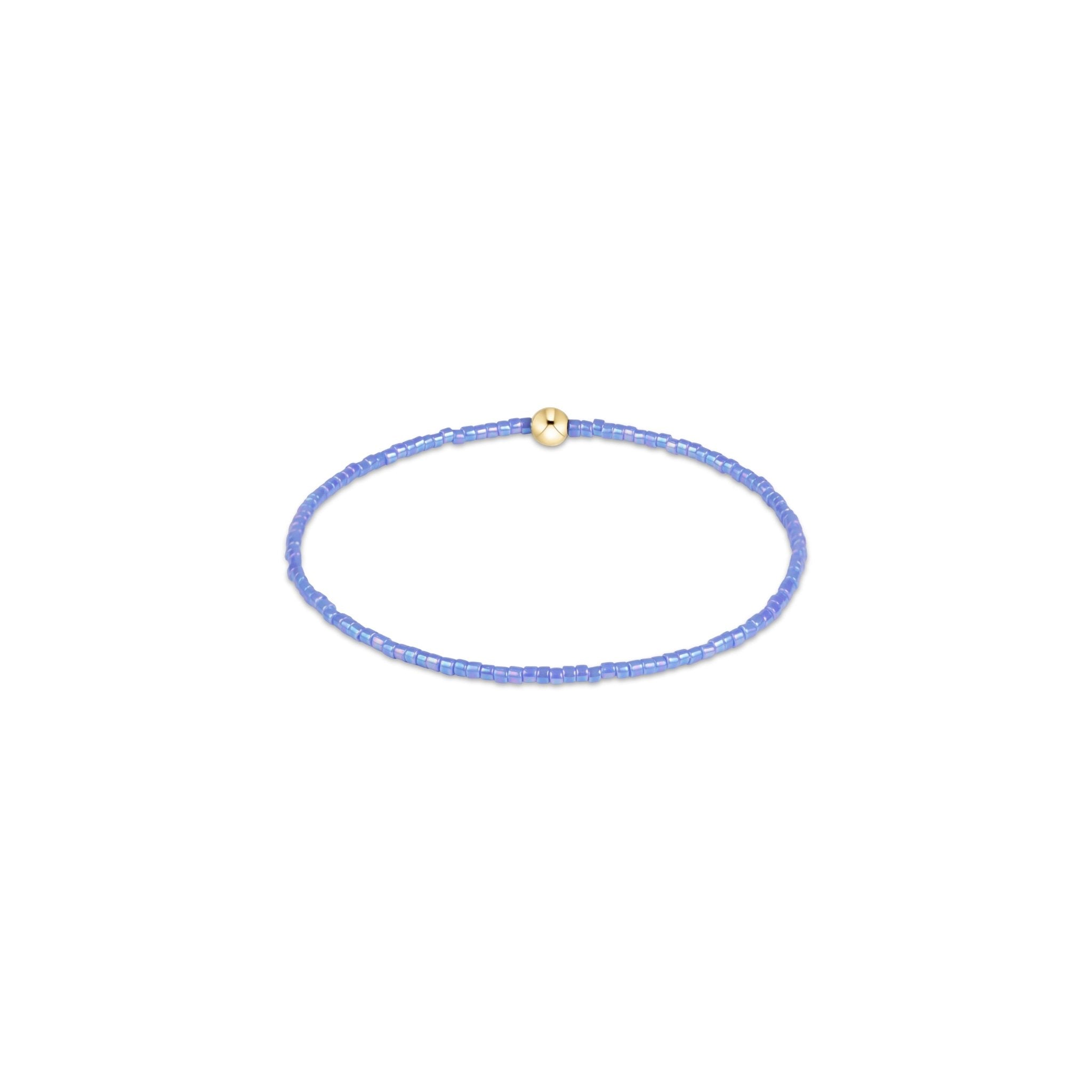 enewton Hope Classic Bracelet | Gold | Extends | Bright Blue - Juli's Wearable Art