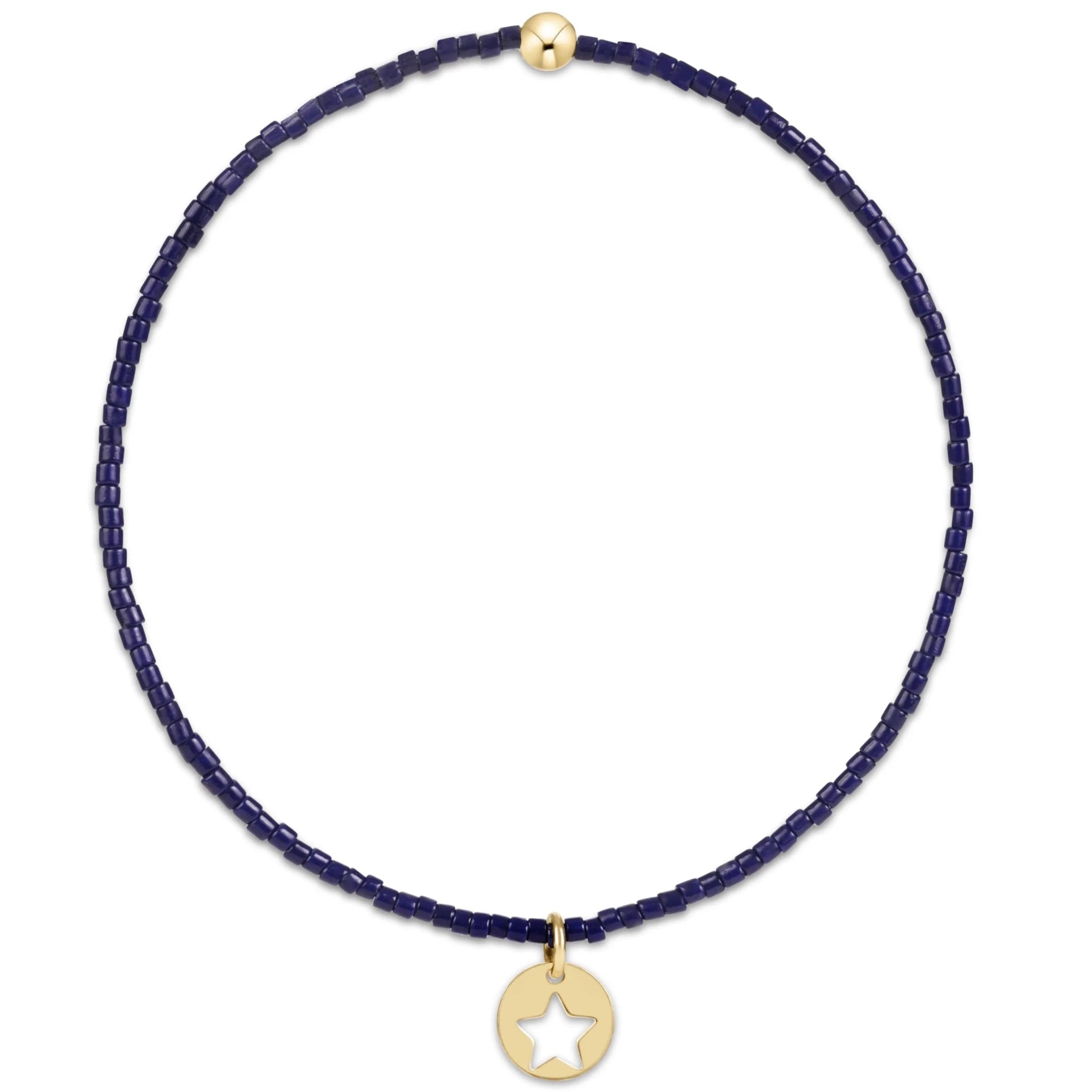 enewton Hope Classic Bracelet | Navy | Star Small Gold Disc - Juli's Wearable Art