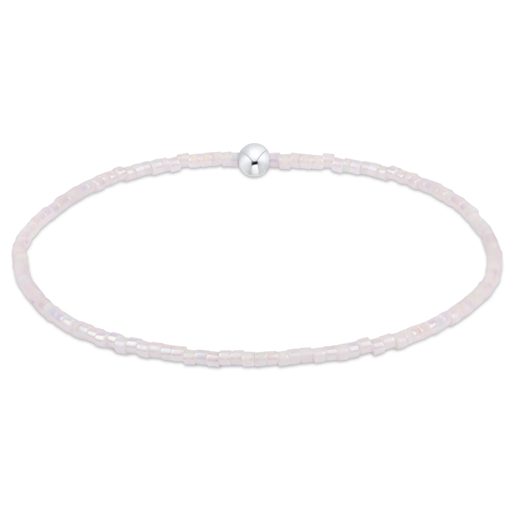enewton Hope Classic Bracelet | Silver | Silky White - Juli's Wearable Art