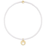 enewton Hope Classic Bracelet | White | Star Small Gold Disc - Juli's Wearable Art