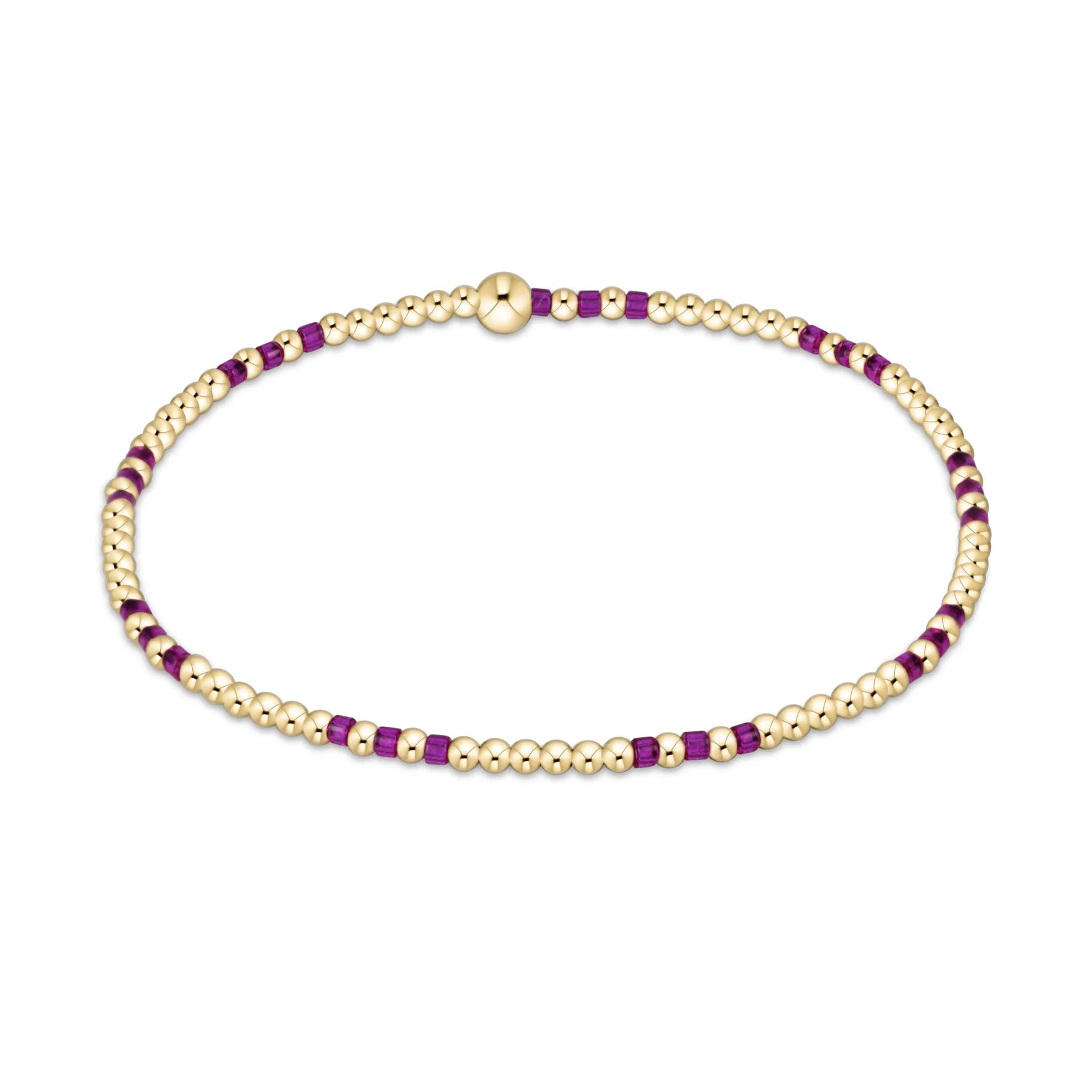 Enewton Hope Joy Pattern 2mm Bead Bracelet – Fuchsia - Juli's Wearable Art