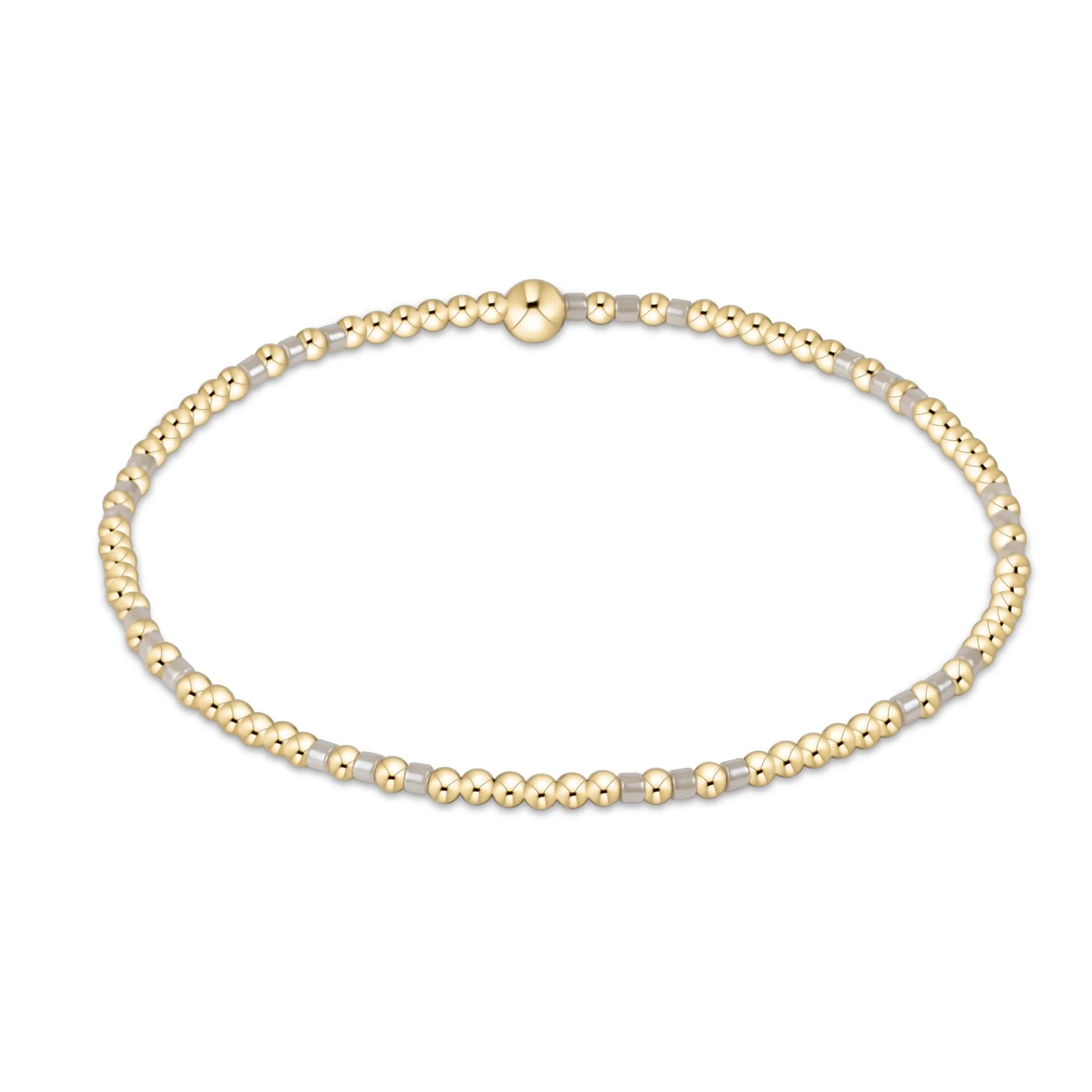 Enewton Hope Joy Pattern 2mm Bead Bracelet – Milkshake - Juli's Wearable Art