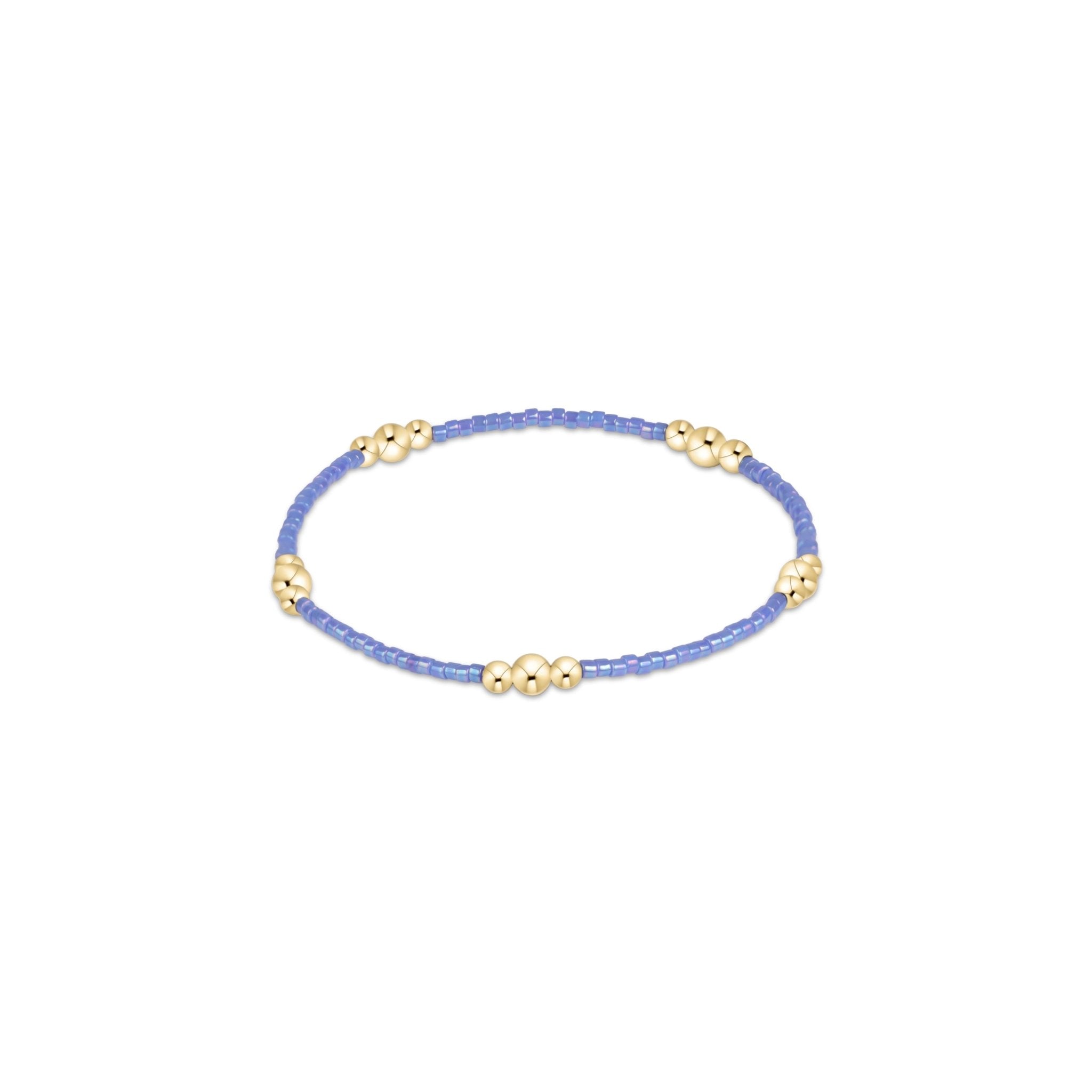 enewton Hope Purpose Bracelet | Gold | Bright Blue