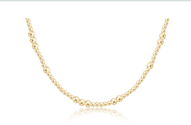 enewton Hope Unwritten | 15" Gold Beaded Choker Necklace | 3mm