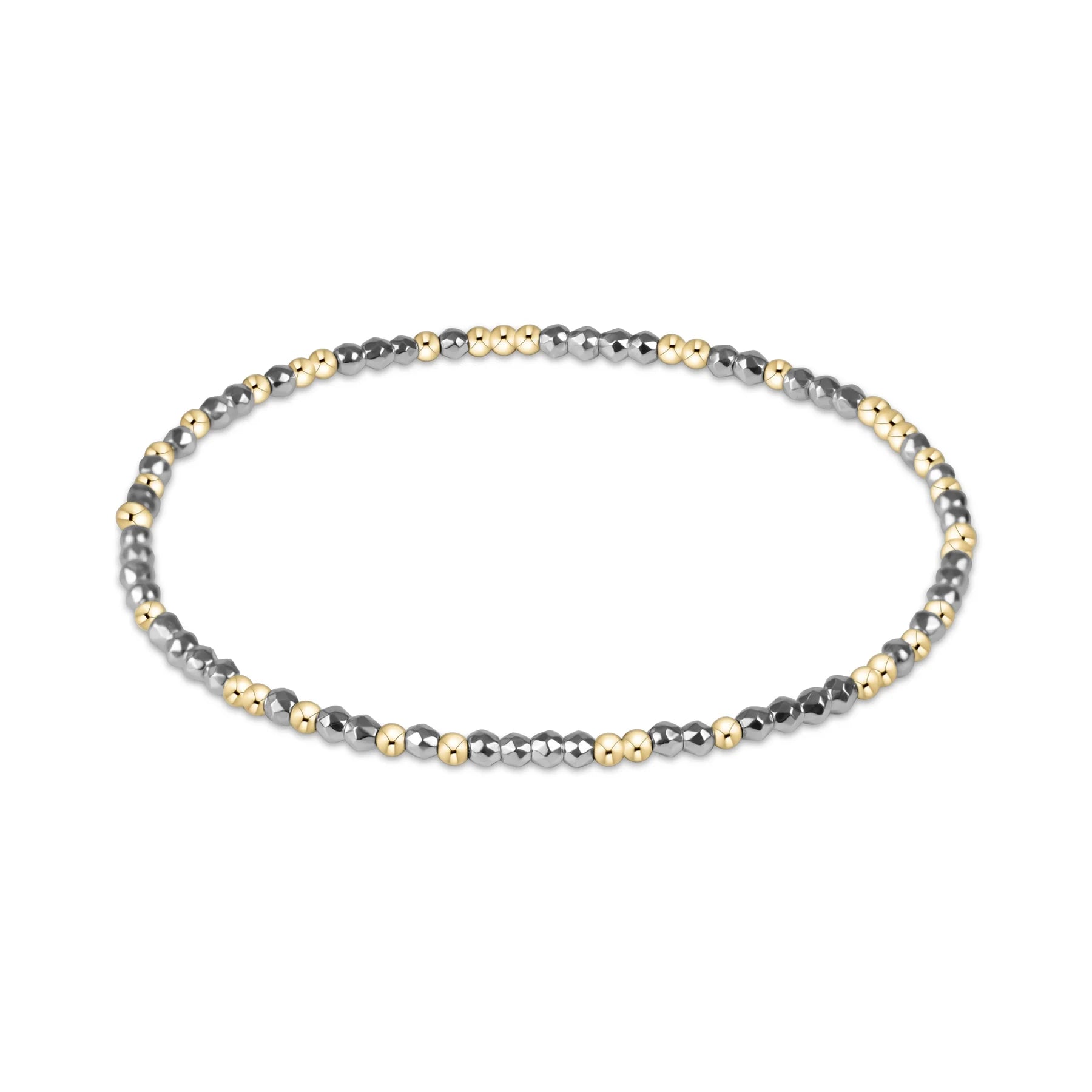 Enewton Hope Unwritten Bright Silver Faceted Hematite 2mm - Juli's Wearable Art