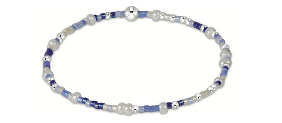 Enewton Hope Unwritten Sterling Bracelet Is a Smurf's Butt Blue - Juli's Wearable Art