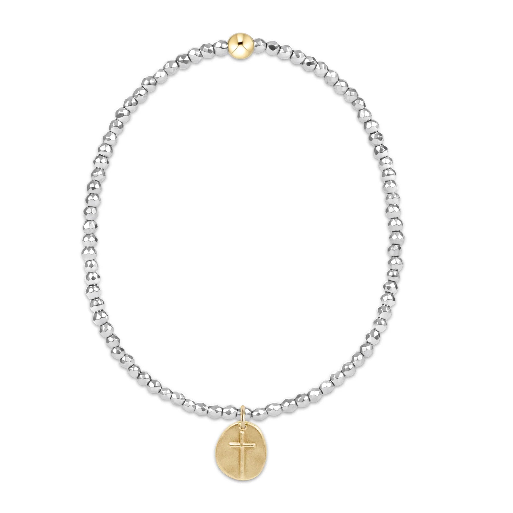enewton Inspire Charm Silver Hematite Bracelet