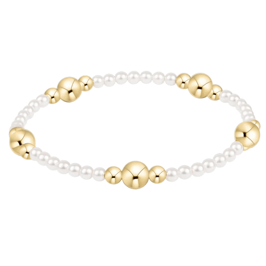 enewton Purpose | Gold | 6mm Pearl Bracelet