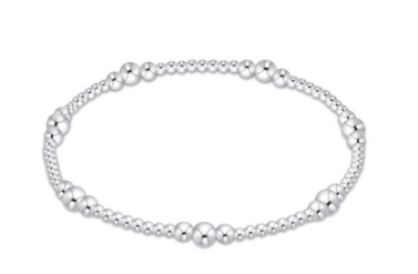enewton Purpose Sterling Silver 4MM Beaded Bracelet