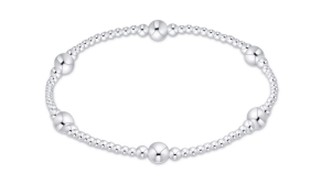 enewton Purpose Sterling Silver 5MM Beaded Bracelet